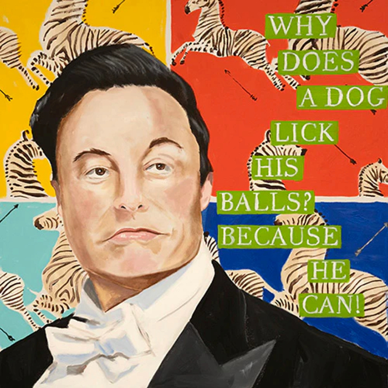 Картина Elon Musk: Because He Can Мульти в Костроме | Loft Concept 