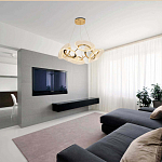 Люстра подвесная с 6-ю круглыми светодиодными лампами Catcher варинант исполнения - 2 | Loft Concept в Костроме