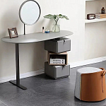 Консоль с зеркалом и  3-мя вращающимися ящиками Eloida варинант исполнения - 5 | Loft Concept в Костроме