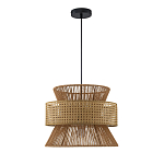 Подвесной светильник с абажуром из натуральных материалов Light Inside the Cell варинант исполнения - 3 | Loft Concept в Костроме