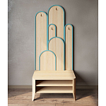 Вешалка «Байома» варинант исполнения - 1 | Loft Concept в Костроме