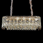 Люстра овальная с хрустальными подвесками Roul Crystal Light варинант исполнения - 2 | Loft Concept в Костроме