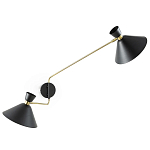 Бра с 2-мя поворотными плафонами Davy Duo Wall Lamp варинант исполнения - 7 | Loft Concept в Костроме