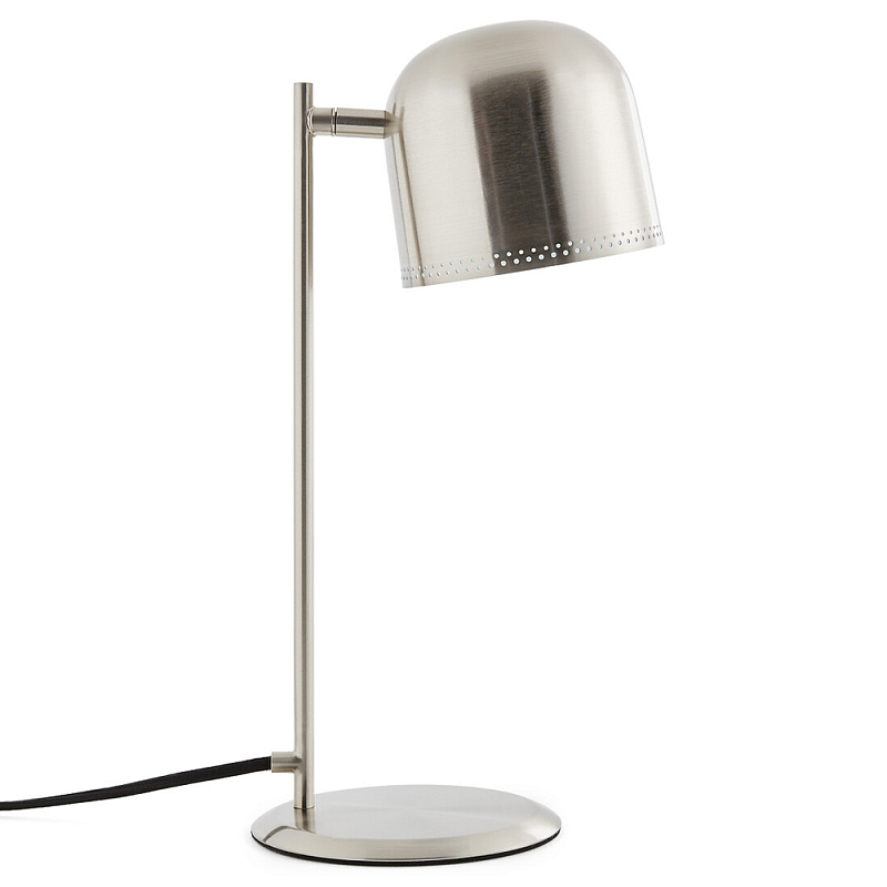 Настольная лампа с регулируемым абажуром Wilona Lighting Никель Настольная лампа с регулируемым абажуром Wilona Lighting Никель в Костроме | Loft Concept
