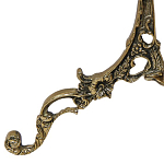 Стол бронзовый круглый с мраморной столешницей Coffee De Bronze варинант исполнения - 2 | Loft Concept в Костроме