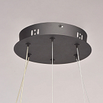 Люстра с двумя кольцами черного цвета с хрустальными элементами QUARTZ CRYSTAL варинант исполнения - 15 | Loft Concept в Костроме