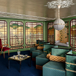 Обои ручная роспись The Plain of Musashi Original colourway on painted Xuan paper with gold ombre варинант исполнения - 1 | Loft Concept в Костроме