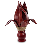 Настольная лампа красная INDONESIAN LAMPS варинант исполнения - 1 | Loft Concept в Костроме