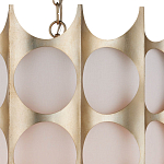 Подвесной светильник в форме цилиндра с фактурным серебряным каркасом и тканевым абажуром Silver Honeycomb варинант исполнения - 2 | Loft Concept в Костроме