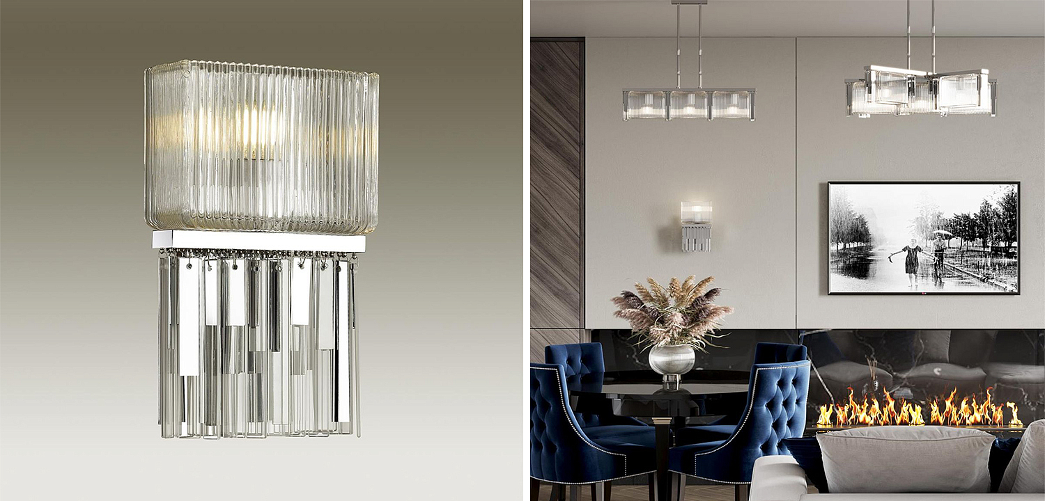 Бра Madelen Chrome Wall Lamp Бра Madelen Chrome Wall Lamp - Loft-Concept в Костроме