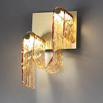 Бра волнистой формы из фактурного стекла Wave варинант исполнения - 7 | Loft Concept в Костроме