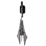 Бра черного цвета с плафоном из рельефного стекла Glass Pod варинант исполнения - 7 | Loft Concept в Костроме