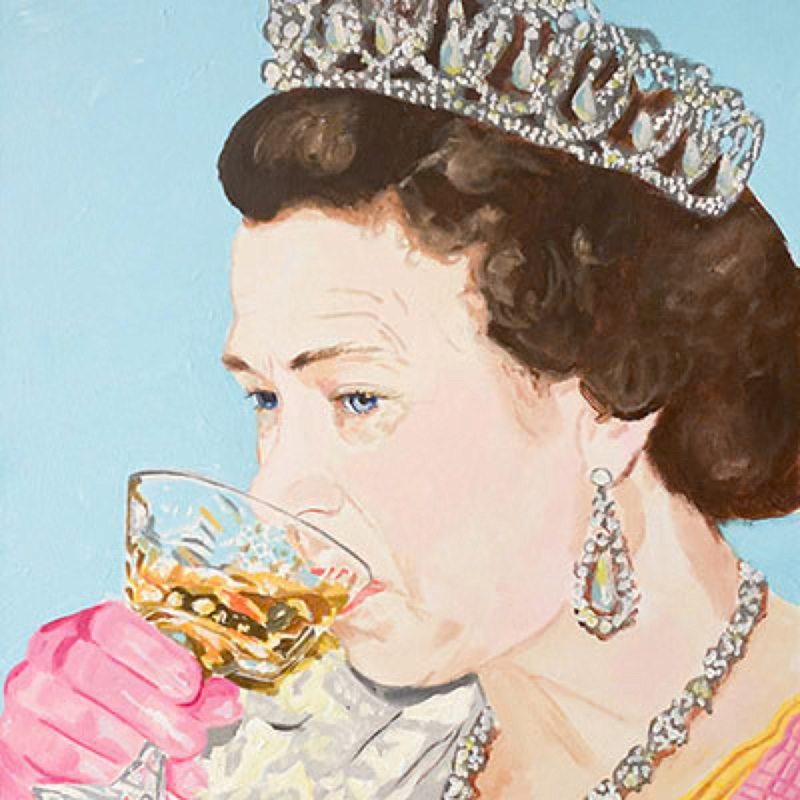 Картина Queen Elizabeth Getting Tanked Мульти Картина Queen Elizabeth Getting Tanked Мульти в Костроме | Loft Concept