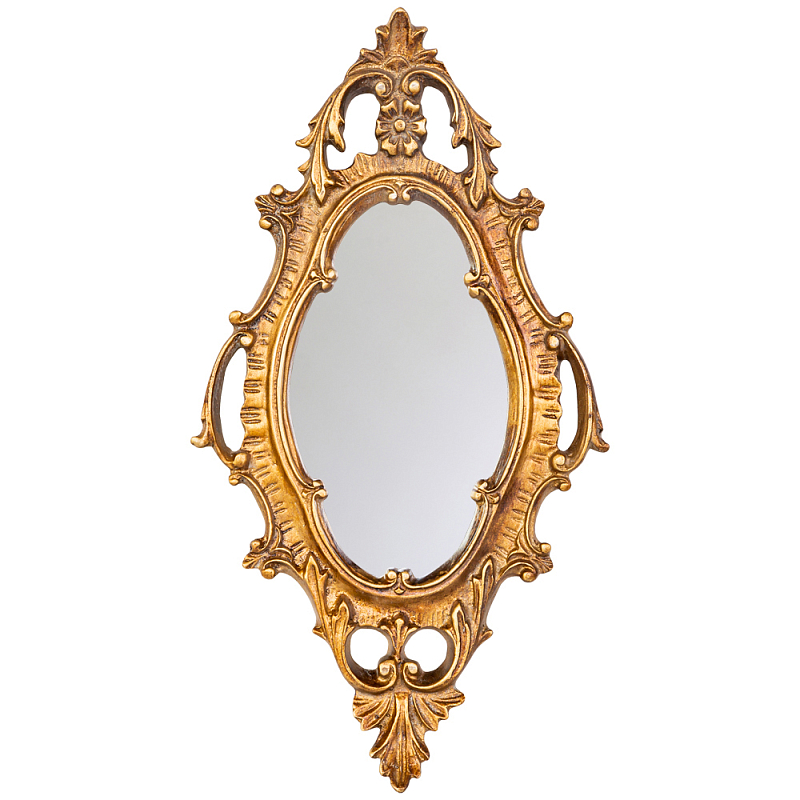 Зеркало настенное в ажурной раме бронзового цвета Classic Ornament Mirror Бронза Зеркало Зеркало настенное в ажурной раме бронзового цвета Classic Ornament Mirror Бронза Зеркало в Костроме | Loft Concept