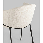 Стул Brace букле белый варинант исполнения - 3 | Loft Concept в Костроме