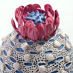 Статуэтка тропический фрукт  Tropical Fruit Round Flower Blue варинант исполнения - 1 | Loft Concept в Костроме