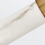 Бра для ванных комнат вертикальное с вытянутым плафоном из алебастра Hinkley варинант исполнения - 6 | Loft Concept в Костроме