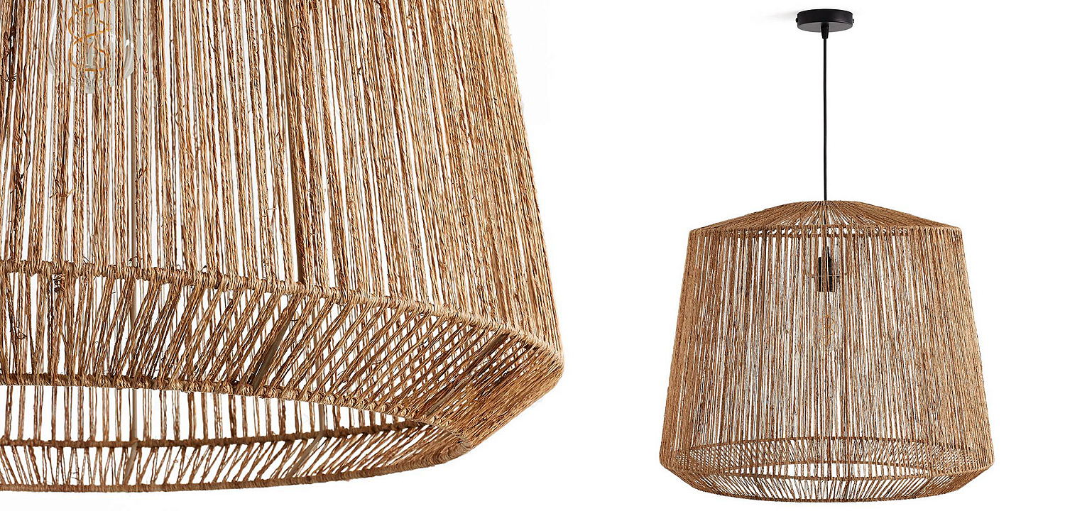 Подвесной светильник Signe Wicker Hemp Beige 59 Подвесной светильник Signe Wicker Hemp Beige 59 - Loft-Concept в Костроме