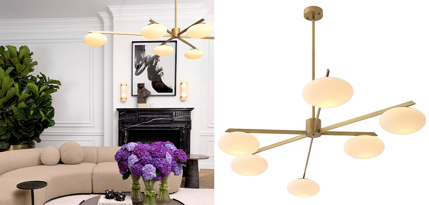 Люстра Eichholtz Chandelier Evergreen L Люстра Eichholtz Chandelier Evergreen L - Loft-Concept в Костроме