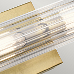 Бра горизонтальное с рифленым стеклянным плафоном Kichler варинант исполнения - 3 | Loft Concept в Костроме