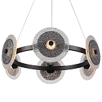 Люстра с плафонами из фактурного двойного стекла Heterochromia варинант исполнения - 2 | Loft Concept в Костроме