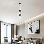 Подвесной светильник с янтарным стеклянным плафоном Amber Queen варинант исполнения - 2 | Loft Concept в Костроме