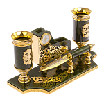 Настольный письменный набор из нефрита с ножом для бумаг в подарочной коробке Maecenas варинант исполнения - 2 | Loft Concept в Костроме