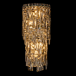 Бра с каскадом из прозрачного хрусталя и корпусом золотого цвета Constant Sparks варинант исполнения - 1 | Loft Concept в Костроме