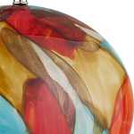 Настольная лампа разноцветная с овальным тканевым абажуром Abstraction варинант исполнения - 1 | Loft Concept в Костроме