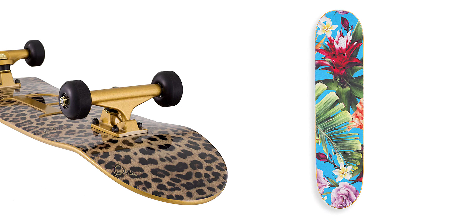 Арт-объект на стену Philipp Plein Skateboard Leopard PLEIN Арт-объект на стену Philipp Plein Skateboard Leopard PLEIN - Loft-Concept в Костроме
