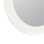 Зеркало в круглой фактурной раме Mirror Modern Texture белое варинант исполнения - 2 | Loft Concept в Костроме