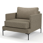 Мебельная ткань Шенилл коричневый цвет 138 см T4-28 варинант исполнения - 7 | Loft Concept в Костроме