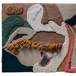 Тканый вручную текстильный гобелен Orchid варинант исполнения - 3 | Loft Concept в Костроме