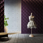 Гипсовая 3D Панель ORIGAMI варинант исполнения - 1 | Loft Concept в Костроме