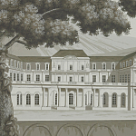 Обои ручная роспись Monuments of Paris Eau Forte on scenic paper варинант исполнения - 3 | Loft Concept в Костроме