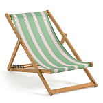 Шезлонг из акации и ткани Argentina варинант исполнения - 1 | Loft Concept в Костроме