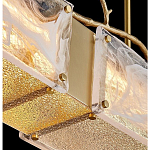 Люстра прямоугольная из фактурного стекла Chandelier Beam варинант исполнения - 1 | Loft Concept в Костроме