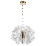 Люстра с крупными рельефным декором в виде лепестков 60 см Ethereal Bloom варинант исполнения - 2 | Loft Concept в Костроме