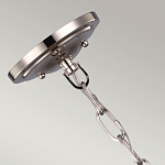 Подвесной светильник со стальным плафоном и белым матовым стеклянным шаром Feiss варинант исполнения - 3 | Loft Concept в Костроме