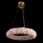 Люстра кольцевая с частичками натурального горного хрусталя Crystal Shimmer варинант исполнения - 3 | Loft Concept в Костроме