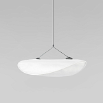 Подвесной светильник с белым тканевым плафоном в форме облака Crystal Cloud Junction варинант исполнения - 6 | Loft Concept в Костроме