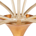 Люстра с плафонами в виде цветов Golden Bird of Paradise варинант исполнения - 2 | Loft Concept в Костроме