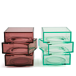 Стол журнальный в форме кубов Acrylic Furniture Lumina Mint Breeze варинант исполнения - 5 | Loft Concept в Костроме