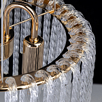 Люстра с подвесными рифлеными стеклянными трубками Nembus варинант исполнения - 19 | Loft Concept в Костроме