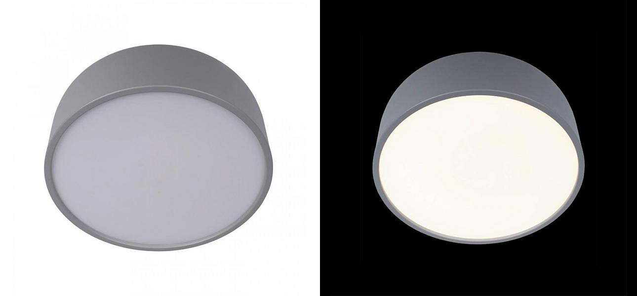Светильник потолочный круглый Color cup Gray Светильник потолочный круглый Color cup Gray - Loft-Concept в Костроме