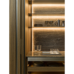 Кухонный гарнитур из дерева и камня с раздвижными дверцами OPERATING COLUMN 2.0 Dada Engenereed Kitchen варинант исполнения - 2 | Loft Concept в Костроме