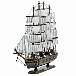 Декоративная модель деревянного тёмно-коричневого парусника в подарочной упаковке With The low варинант исполнения - 3 | Loft Concept в Костроме