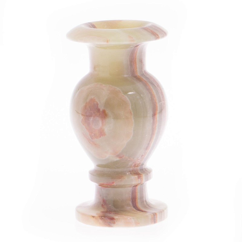 Ваза настольная из камня оникс Stone Vase Ваза настольная из камня оникс Stone Vase в Костроме | Loft Concept