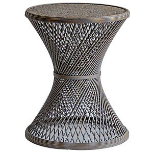 Приставной стол Zaire Wicker Side Table Dark