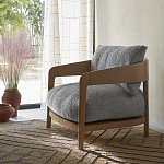 Кресло с каркасом из массива ясеня Deniaud Ash Grey Armchair варинант исполнения - 13 | Loft Concept в Костроме